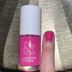3/$10 Olive & June Quick Dry Pink Nail Polish-Wildest